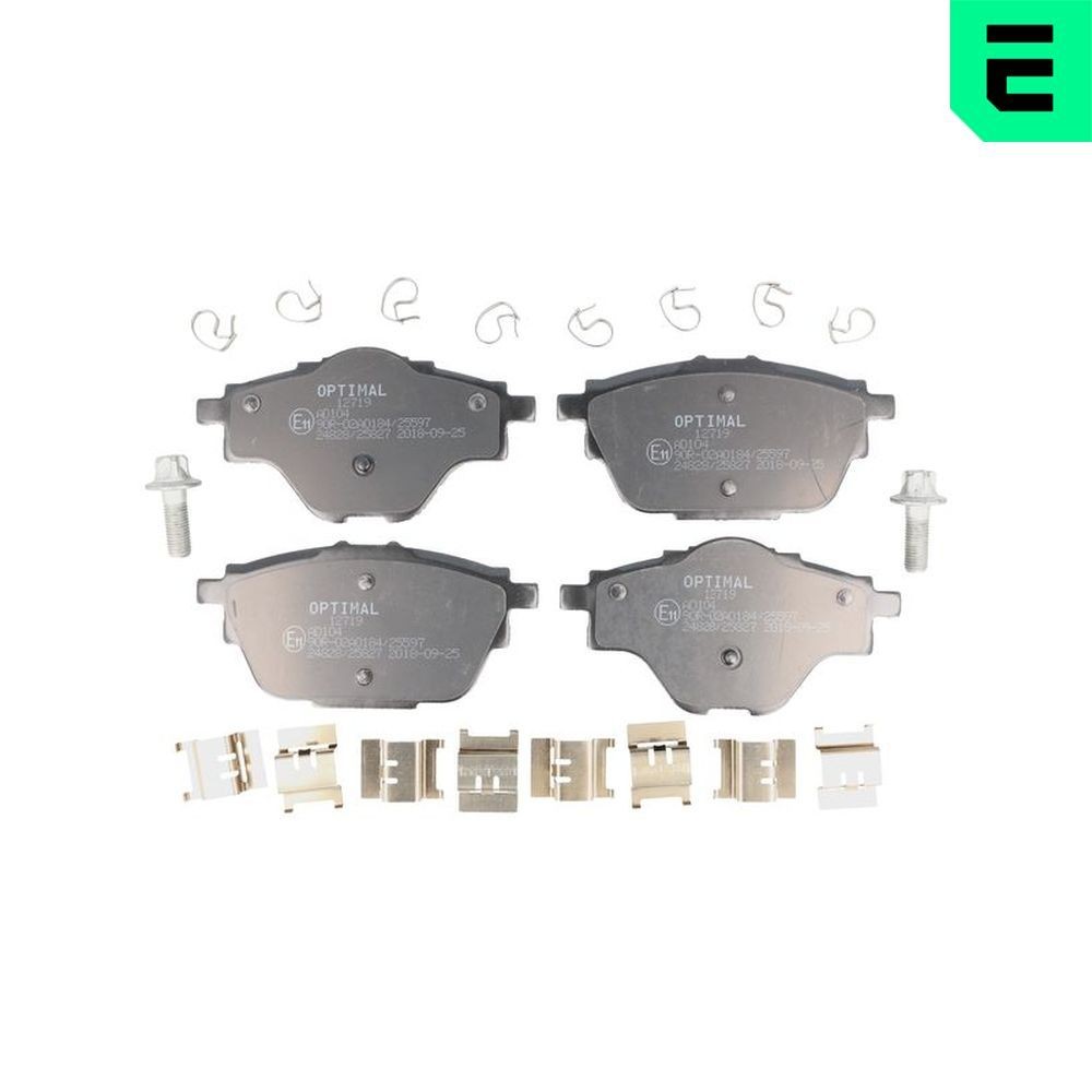 OPTIMAL Brake pad set Article number: 12719 cheaply