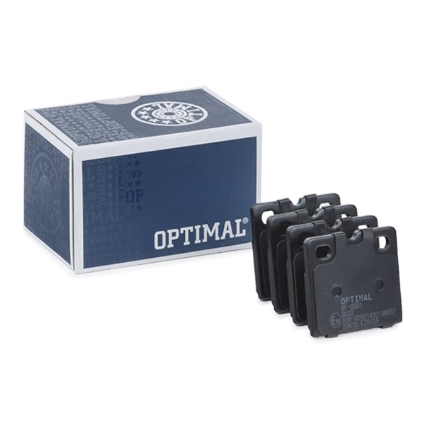OPTIMAL Комплект феродо за накладки, дискова ръчна спирачка артикулен номер: BF-0001 евтино