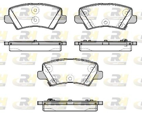 ROADHOUSE Brake pad set Article number: 21804.02 cheaply