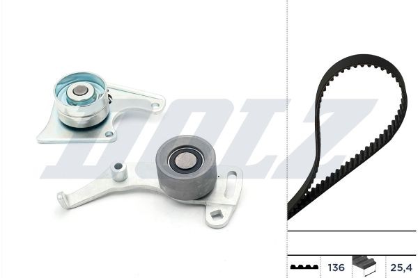 DOLZ Timing belt kit Article number: SKD012 cheaply