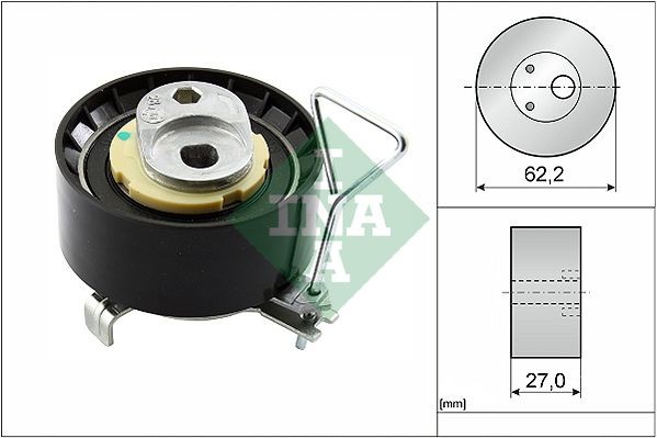 INA Timing belt tensioner pulley Article number: 531 0928 10 cheaply