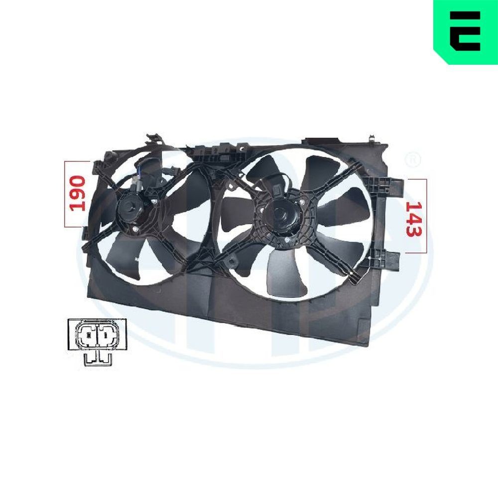 ERA Køleventilator Varenummer: 352099 billige