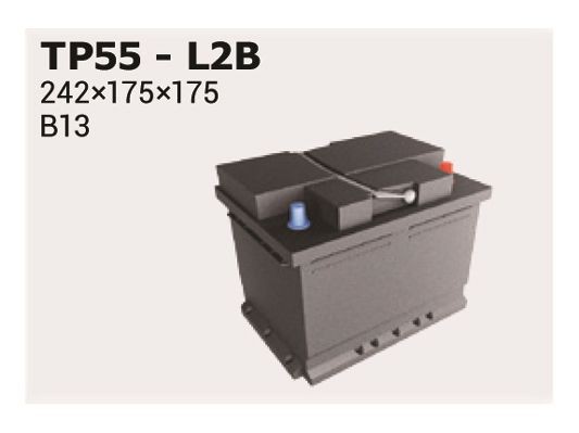 IPSA Starterbatteri Varenummer: TP55 billige