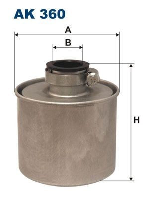 FILTRON Air Filter, compressor intake Article number: AK 360 cheaply