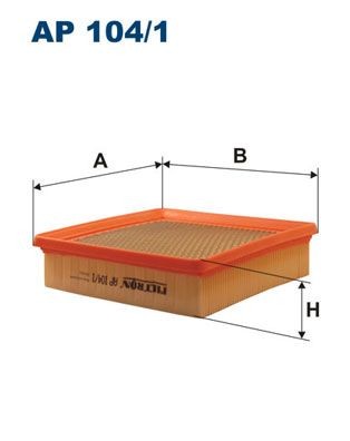 FILTRON Luftfilter Varenummer: AP 084 billige