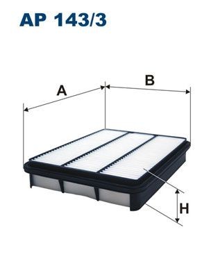 FILTRON Air filter Article number: AP 143/3 cheaply