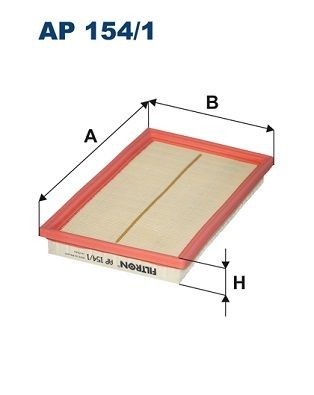 FILTRON Air filter Article number: AP 154/1 cheaply