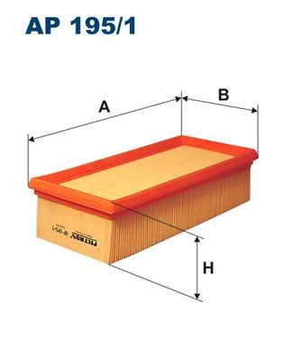 FILTRON Air filter Article number: AP 195/1 cheaply