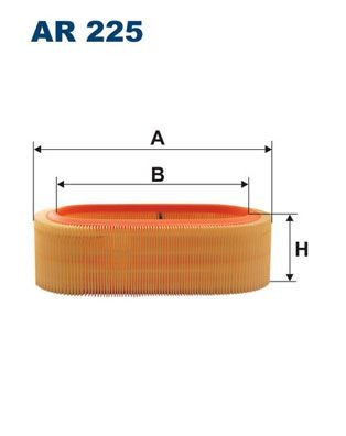 FILTRON Air filter Article number: AR 225 cheaply