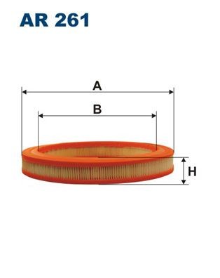 FILTRON Luftfilter Varenummer: AR 261 billige