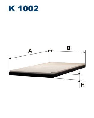 FILTRON Pollen filter Article number: K 1002 cheaply