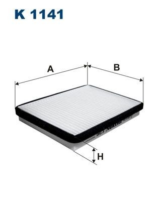 FILTRON Pollen filter Article number: K 1141 cheaply