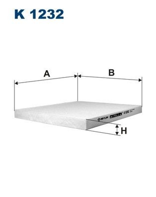 FILTRON Pollen filter Article number: K 1232 cheaply