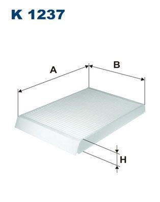 FILTRON Kupéfilter Artikelnummer: K 1237 billigt