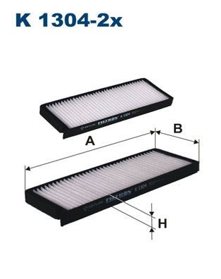 FILTRON Pollen filter Article number: K 1304-2x cheaply