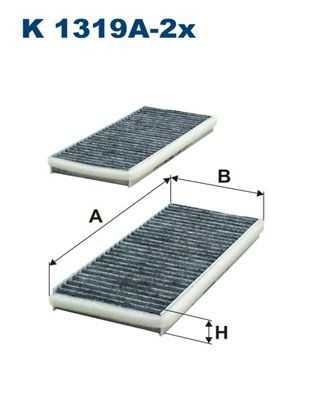 FILTRON Pollen filter Article number: K 1325 cheaply