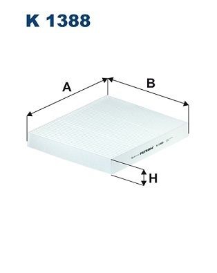 FILTRON Filtre d'habitacle UGS: K 1388 à peu de frais