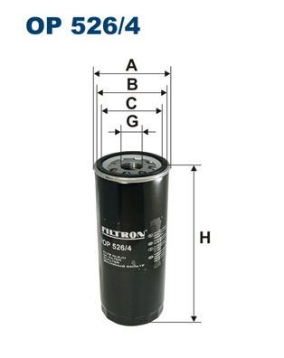 FILTRON Oljefilter artikkelnummer: OP 526/4 billig