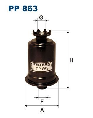 FILTRON Brændstof-filter Varenummer: PP 863 billige