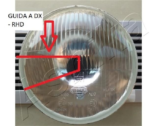 ASHIKA Insert, headlight Article number: 07-00-002R cheaply