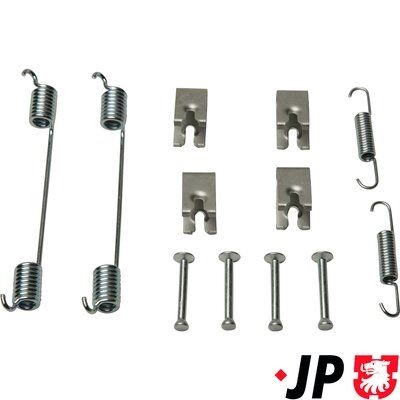 JP GROUP 1264003410 Lisakomplekt, Piduriklotsid T-CROSS 1.0 TSi (CHZL, DKLA) 95 HP Bensiin
