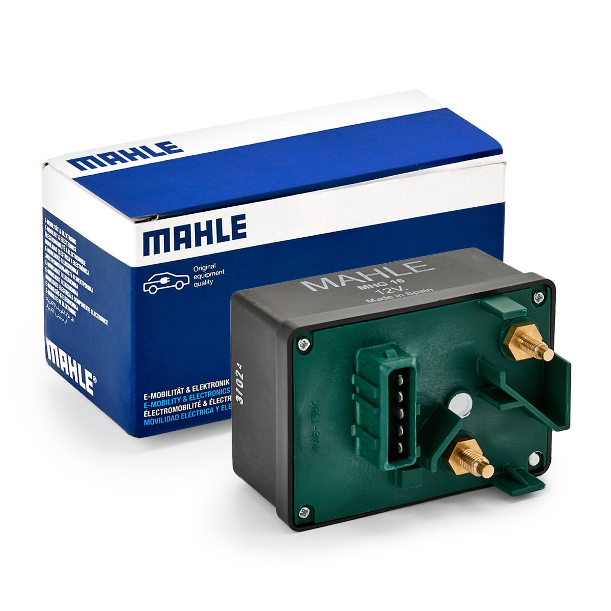 MAHLE ORIGINAL Glow plug relay Article number: MHG 16 cheaply