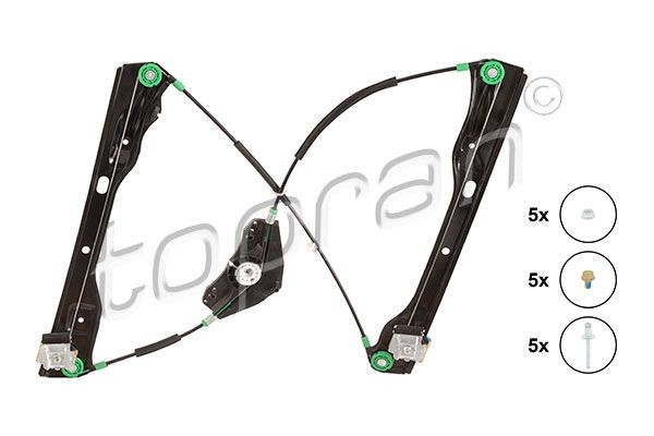 TOPRAN Deflection / Guide Pulley, v-ribbed belt Article number: 701 897 cheaply