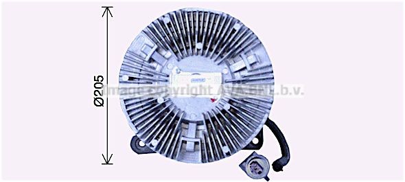 PRASCO Kobling, kølerventilator Varenummer: IVC144 billige