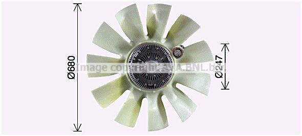 PRASCO Køleventilator Varenummer: REF140 billige