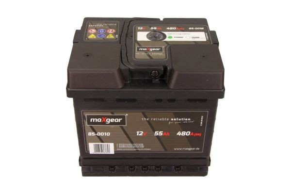 MAXGEAR Battery Article number: 85-0010 cheaply