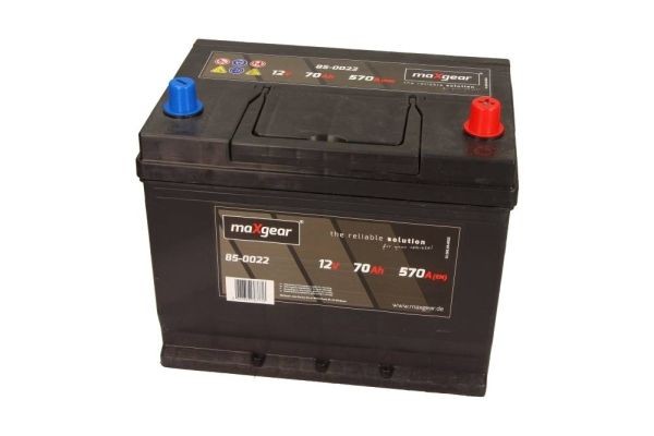MAXGEAR Battery Article number: 85-0022 cheaply