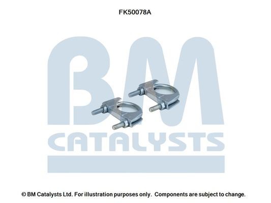 BM CATALYSTS Mounting Kit, exhaust pipe Article number: FK50078 cheaply