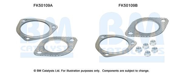 BM CATALYSTS Montagesæt, udstødningsrør Varenummer: FK50109 billige