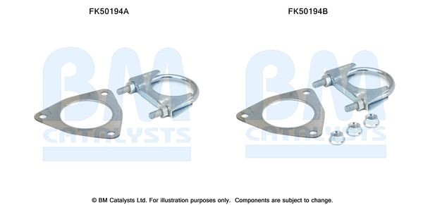 BM CATALYSTS Montagesæt, udstødningsrør Varenummer: FK50194 billige