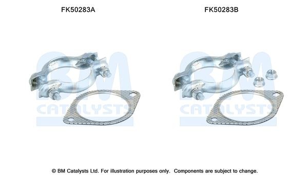 BM CATALYSTS Mounting Kit, exhaust pipe Article number: FK50283 cheaply