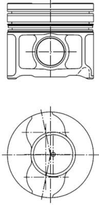 KOLBENSCHMIDT Piston Article number: 41795600 cheaply