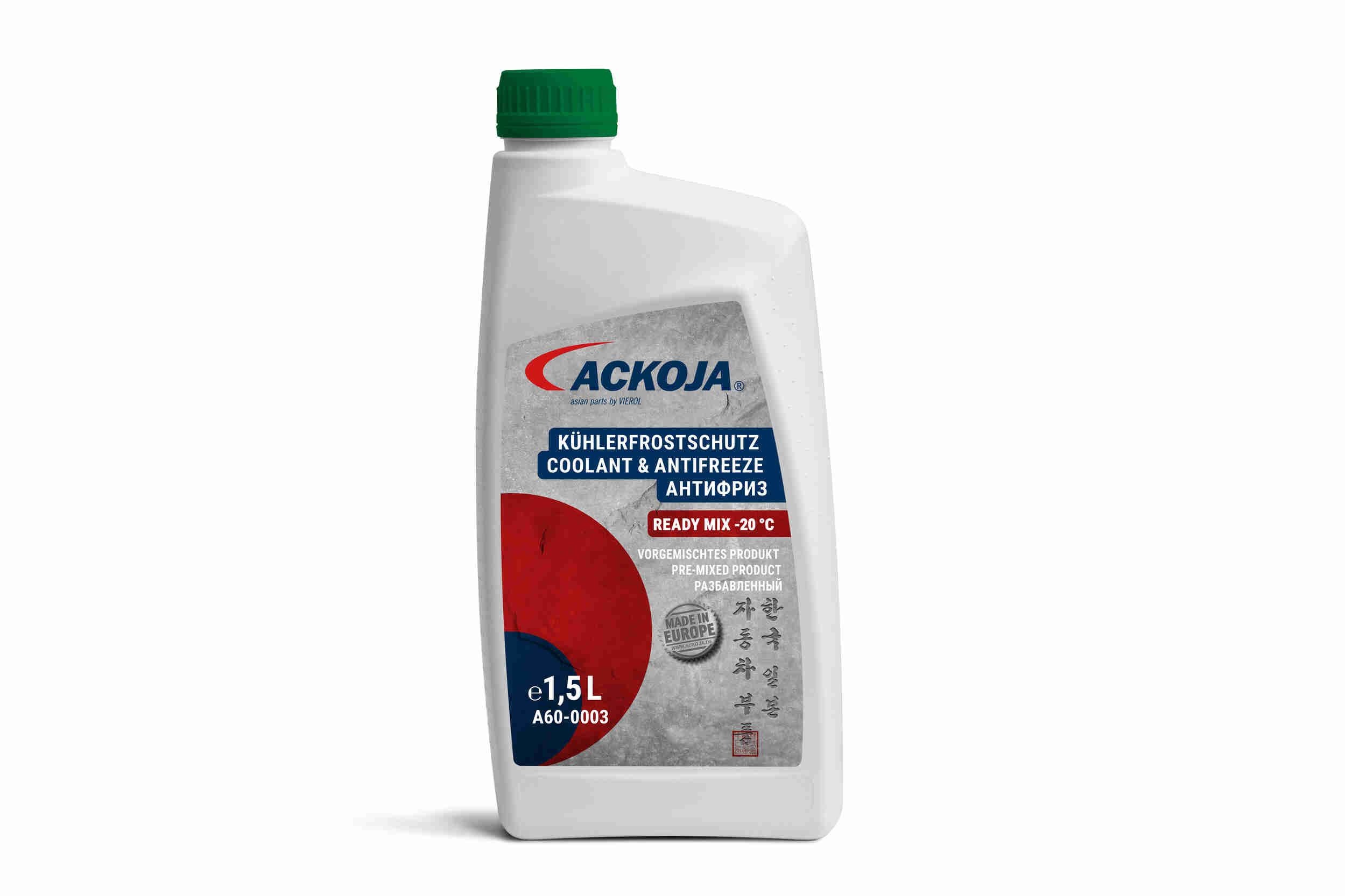 ACKOJA A60-0003 Antifreeze INTEGRA 1.8 ESI (DB7) 145 PS Petrol 2001