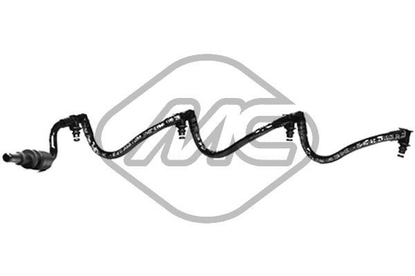 Metalcaucho 92125 Hose, fuel overflow MASTER 2.3 dCi 100 FWD (JV0A, JV0B, JV0G, JV0H) 101 PS Diesel