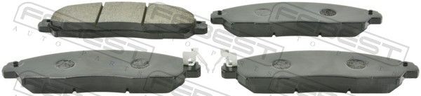 FEBEST Brake pad set Article number: 0201-D23MF cheaply