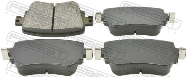 FEBEST Brake pad set Article number: 2601-OCTA7R cheaply