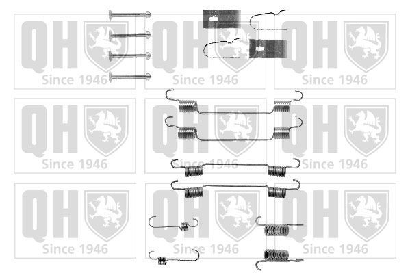 QUINTON HAZELL BFK360 Tilbehørssæt, bremsebakker IGNIS 1.3 DDiS (RM413D) 70 HK Diesel