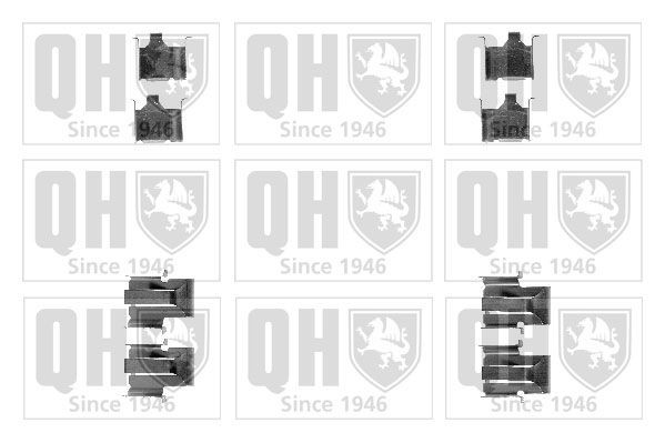 QUINTON HAZELL Accessory Kit, disc brake pads Article number: BFK714 cheaply
