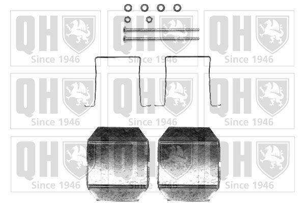QUINTON HAZELL BFK894 Tilbehørssæt, bremsebakker C5 2.0 HDi 136 HK Diesel 2008