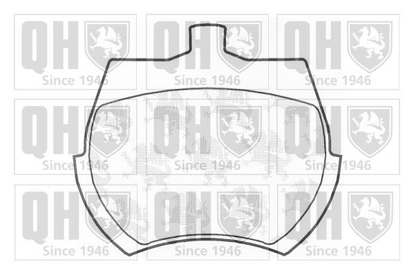 QUINTON HAZELL Brake pad set Article number: BP115 cheaply