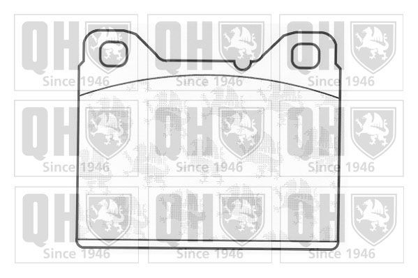QUINTON HAZELL Brake pad set Article number: BP149 cheaply