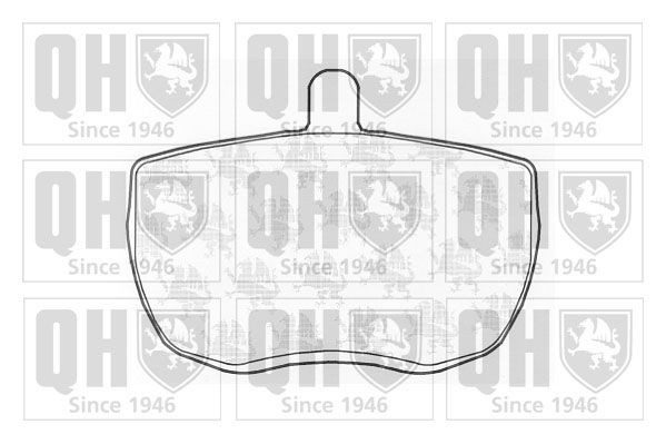QUINTON HAZELL Brake pad set Article number: BP163 cheaply