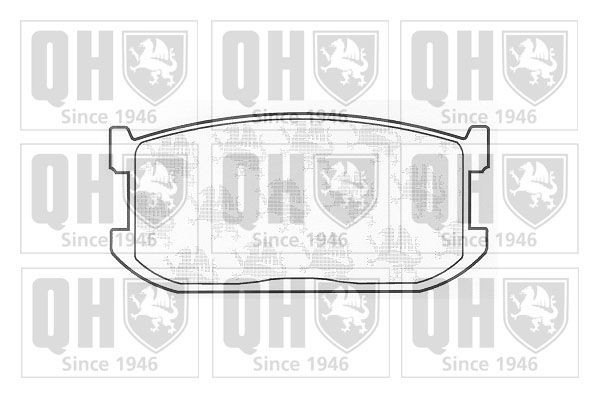 QUINTON HAZELL Brake pad set Article number: BP224 cheaply