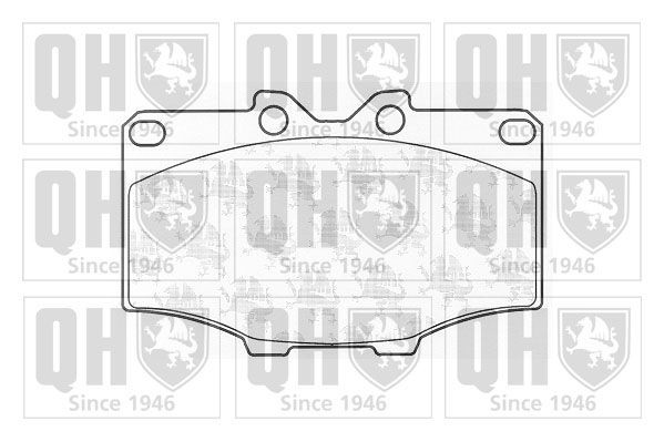 QUINTON HAZELL Brake pad set Article number: BP327 cheaply