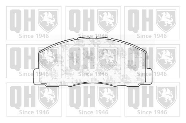 QUINTON HAZELL Brake pad set Article number: BP352 cheaply