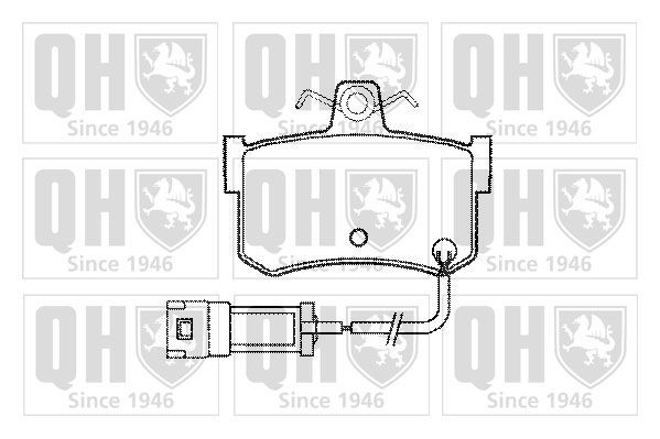 QUINTON HAZELL Brake pad set Article number: BP409 cheaply